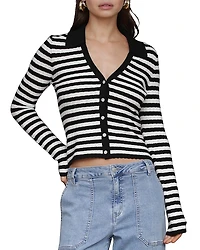 Avec Les Filles Polo Cardigan