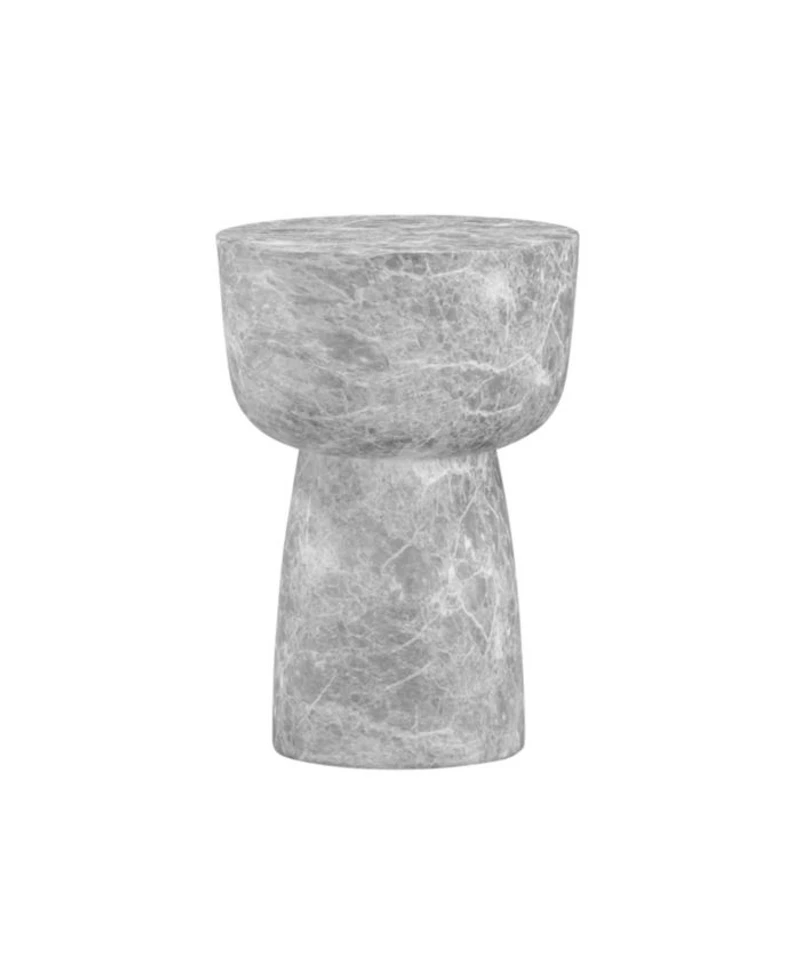 Charra Marble Indoor/Outdoor Side Table