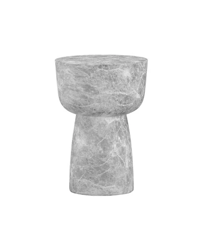 Charra Marble Indoor/Outdoor Side Table