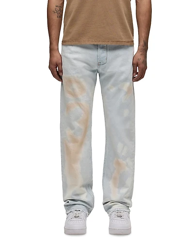 Hudson Wes Classic Straight Fit Jeans