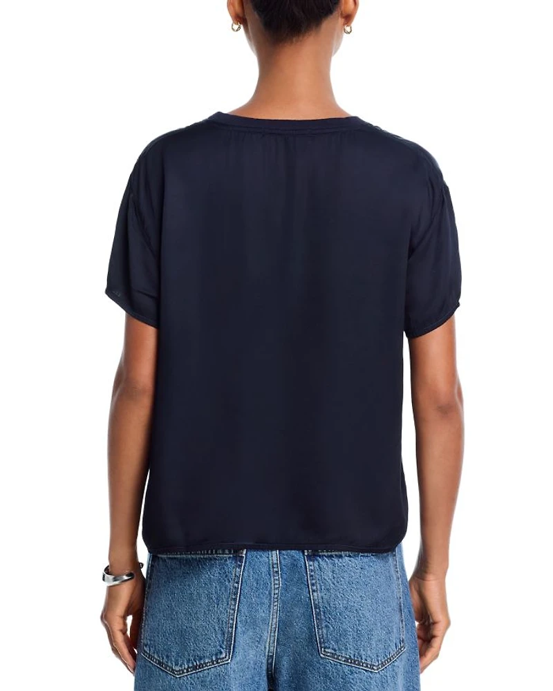 Delphine Satin Tee