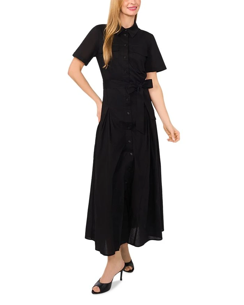 Shirt Dress with Self Belt