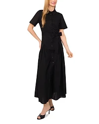 Shirt Dress with Self Belt