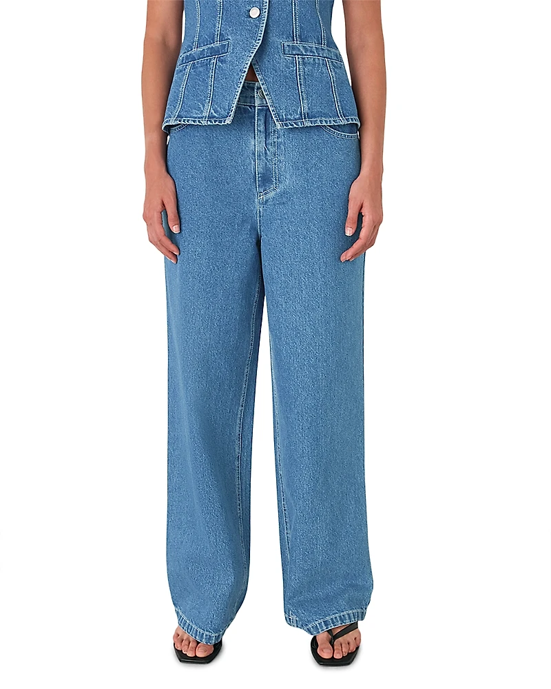 Whistles Relaxed Straight Leg Jeans
