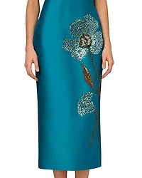 Beaded V Neck Dress