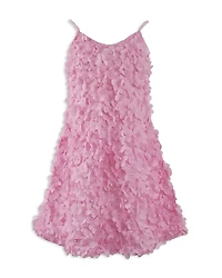 Lola + The Boys Girls' 3D Flowers Dress - Little Kid, Big Kid