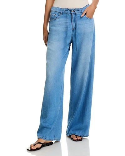 Leny Wide Leg Jeans Light Indigo