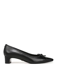 Women's Rinda Leather Kitten Heel Pumps