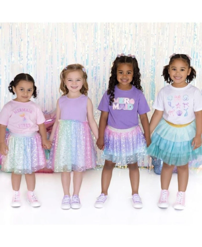 Girls' Mermaid Vibes Short Sleeve T-Shirt - Baby, Little Kid, Big Kid
