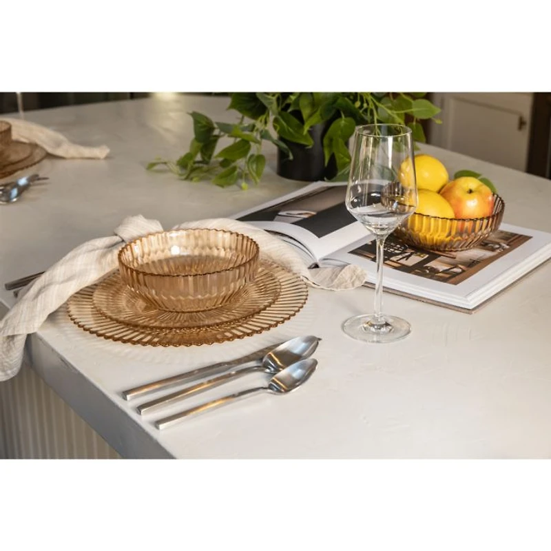 Archie Ginger Gold Salad/Dessert Plate, Set of 4