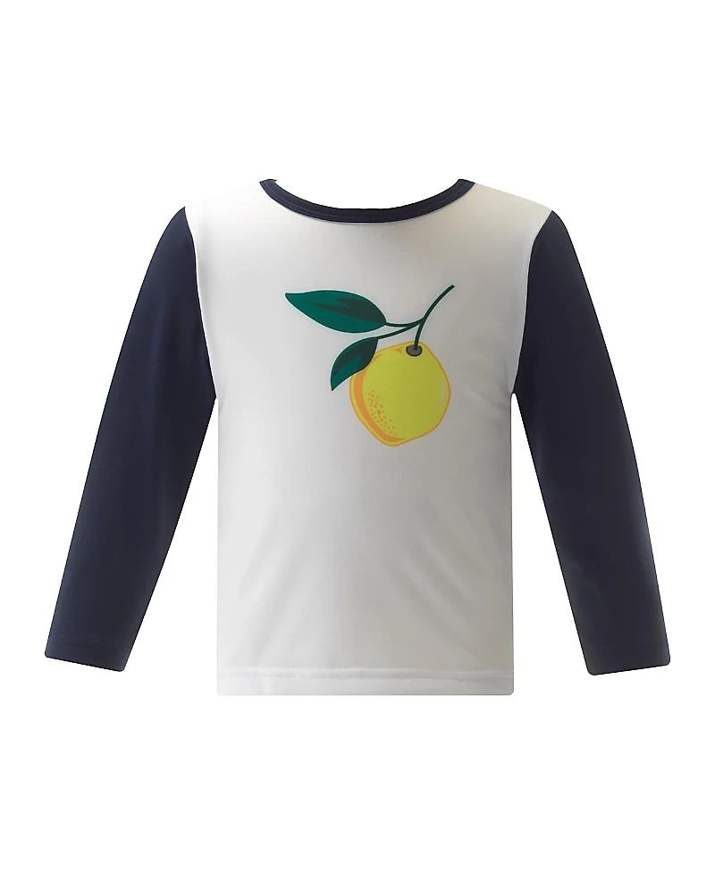 Rachel Riley Boys' Lemon Rashguard - Little Kid, Big Kid