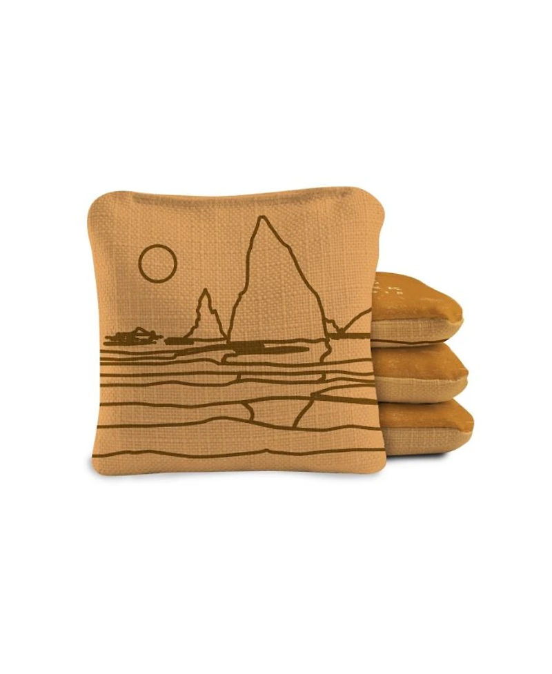 4x4 Olympic National Park Durasuede + Turbo Polyglide Pilot Versacraft Cornhole Bags