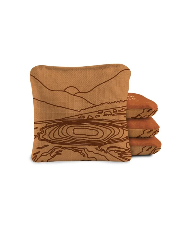 4x4 Yellowstone National Park Durasuede + Turbo Polyglide Pilot Versacraft Cornhole Bags