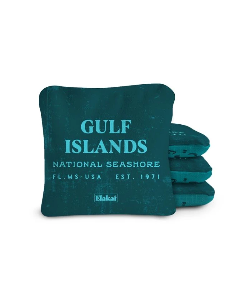 4x4 Gulf Islands National Seashore Durasuede + Turbo Polyglide Pilot Versacraft Cornhole Bags