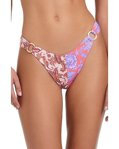 Red Carter Colorblocked Ring Bottom