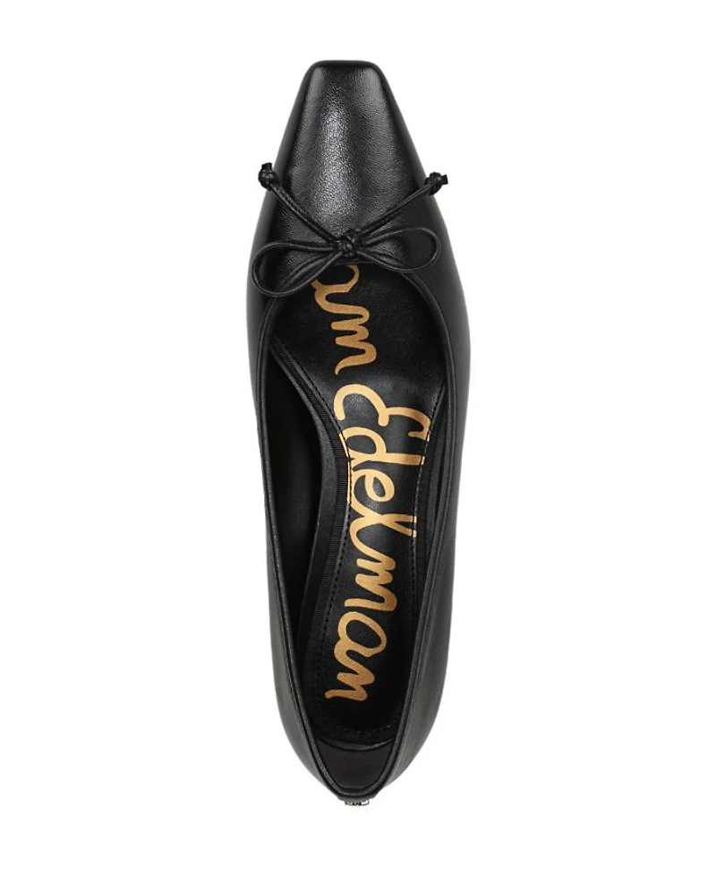 Women's Rinda Leather Kitten Heel Pumps