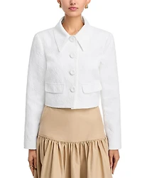 Cropped Collared Jacket