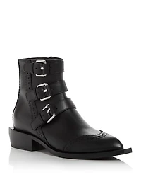 Women's Buckle Booties