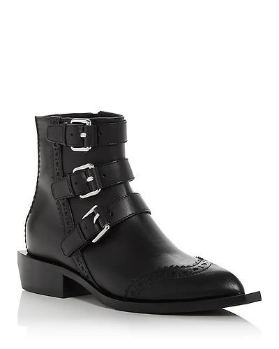 Moschino Women's Buckle Booties