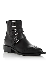 Moschino Women's Buckle Booties