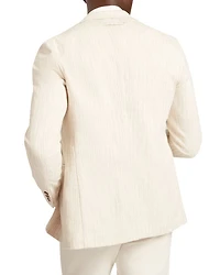 Rusticj Regular Fit Textured Bouclé Cotton Blend Blazer