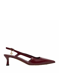 Maje Women's Patent Leather Slingback Pumps