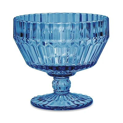 Archie Cornflower Footed Dessert Bowl, Set of 6