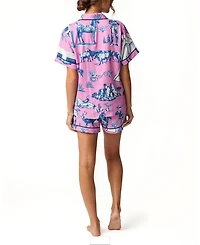 Marfa Toile Pajama Shorts Set