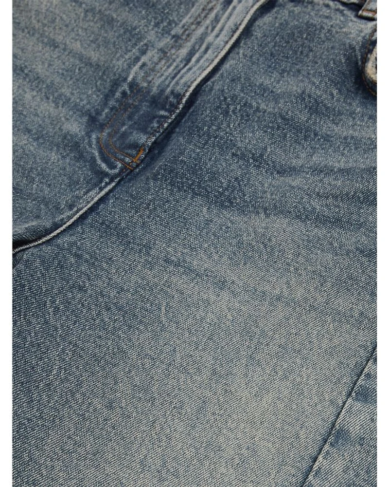 Molly Barrel Leg Jeans Mid Blue