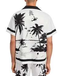 Nathan Regular Fit Printed Camp Shirt