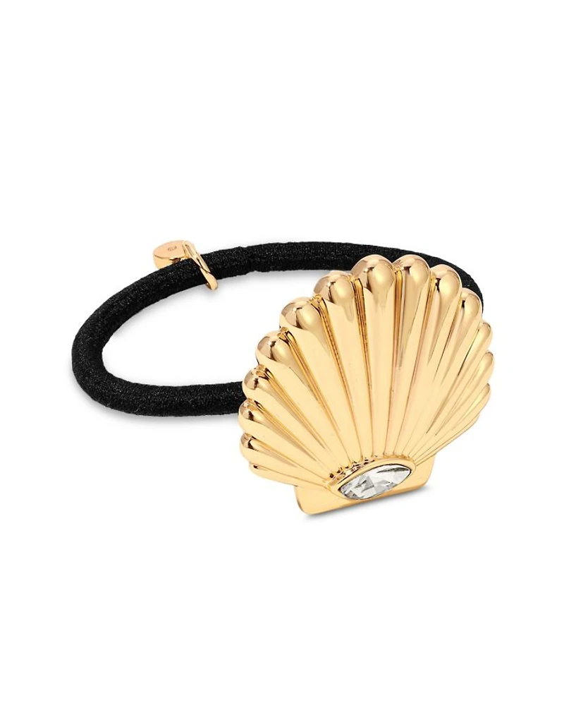 Santorini Cubic Zirconia Shell Hair Tie