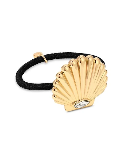 Santorini Cubic Zirconia Shell Hair Tie