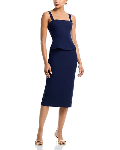 Black Halo Beverly Midi Dress