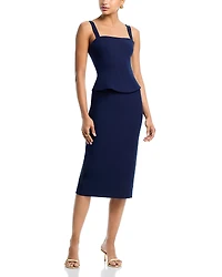 Black Halo Beverly Midi Dress