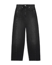 Molly Barrel Leg Jeans Washed Grey