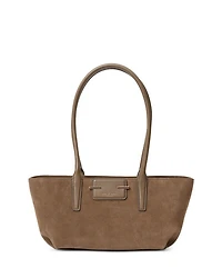 Realm Suede Satchel