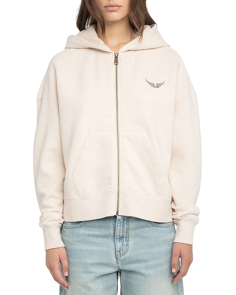 Zadig & Voltaire Mia Zip Concert Sweatshirt