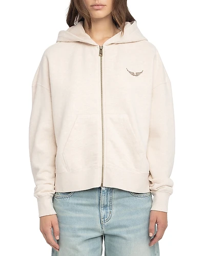 Zadig & Voltaire Mia Zip Concert Sweatshirt