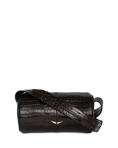 Zadig & Voltaire Le Doudou Croc Embossed Crossbody