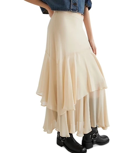 Ferito Silk Skirt