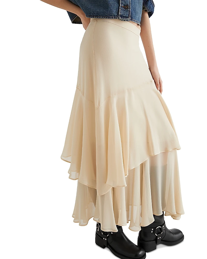 Marella Ferito Silk Skirt