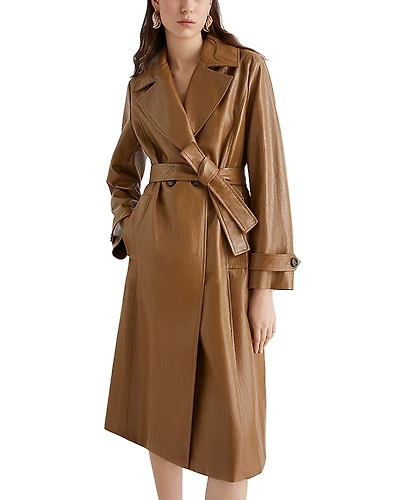 Marella Soledad Faux Leather Coat