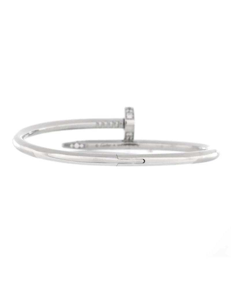Classic Juste un Clou Bracelet 18K White Gold with Diamonds