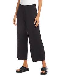 Petite Cropped Wide Leg Pants