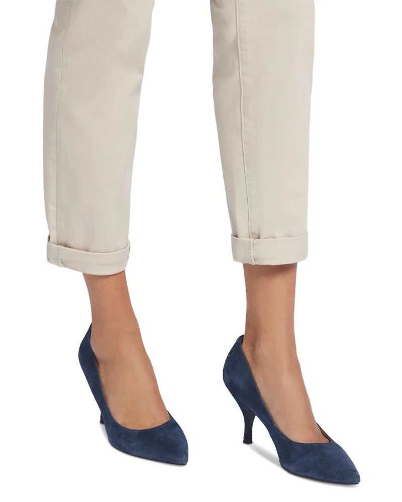 Petite Margot Girlfriend Jeans Feather