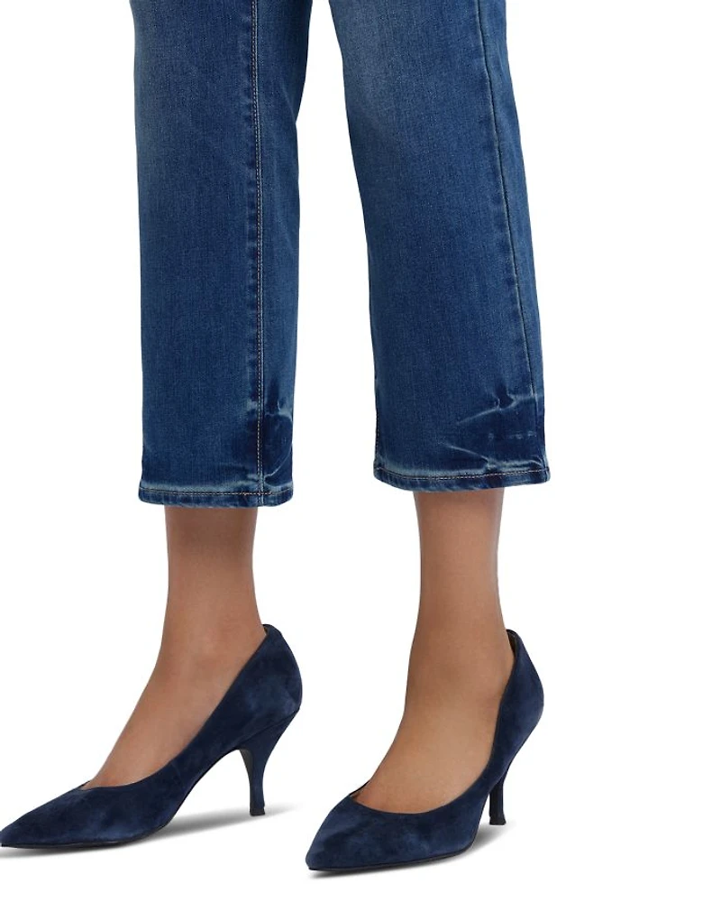 Petite Marilyn Straight Ankle Jeans Dali River