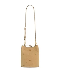 Evil Eye Studded Bucket Bag
