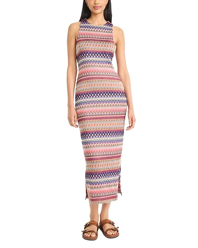 Sleeveless Crocheted Midi Dress