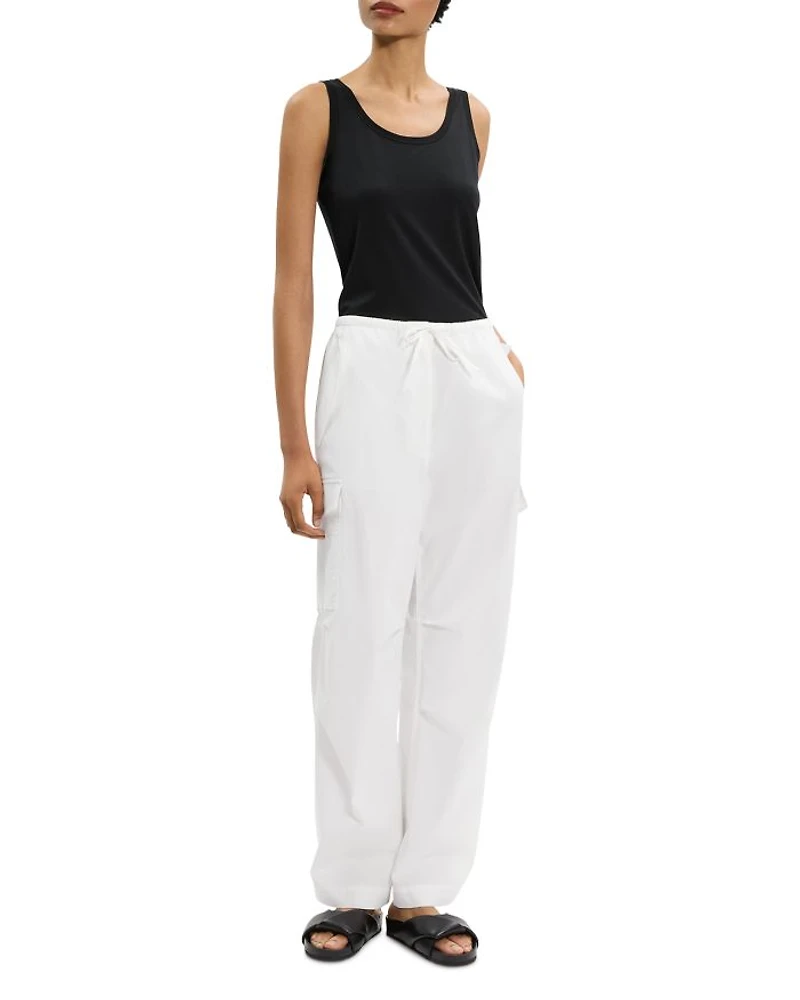 Sweater Trim Double Scoop Tank