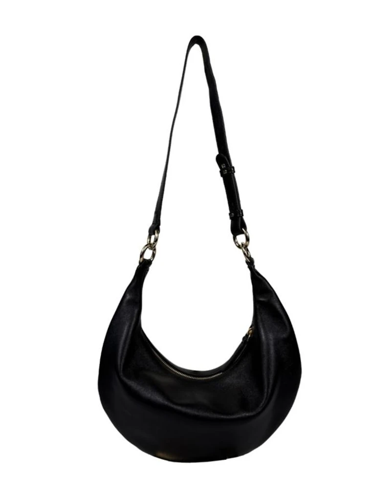 3-in-1 Small Convertible Hobo Crescent Ring Bag